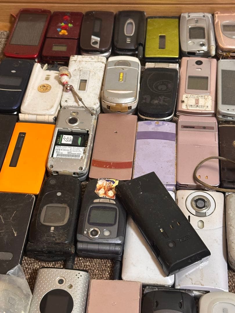 ジャンク品　ガラケー　93台　まとめ