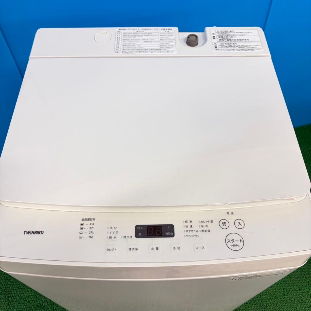 757 冷蔵庫同時購入割引有り　洗濯機　5.5キロ　一人暮らし用　小型　極美品