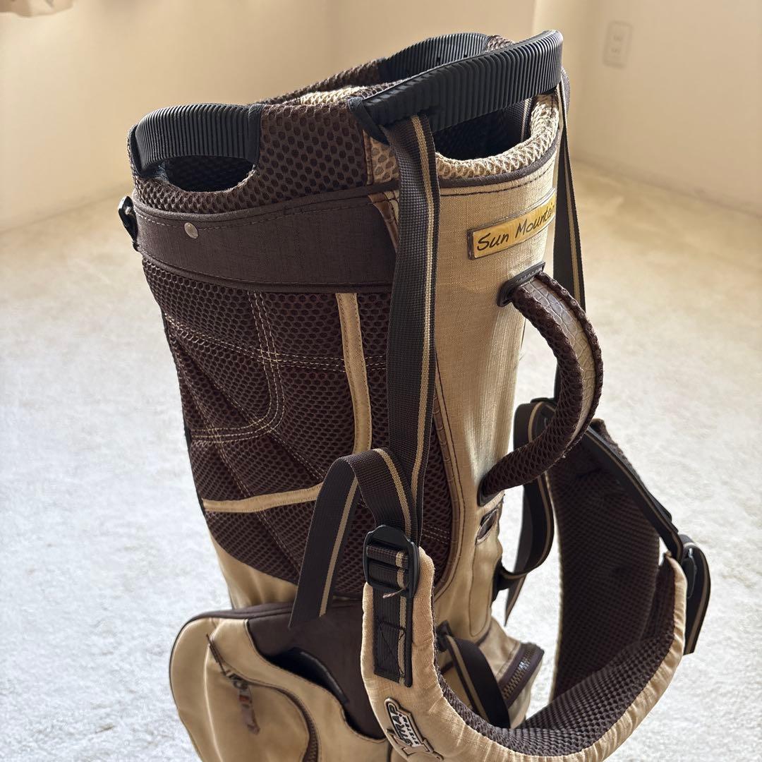 サンマウンテン　SLX キャディバッグ　スタンドバッグ　ベージュ