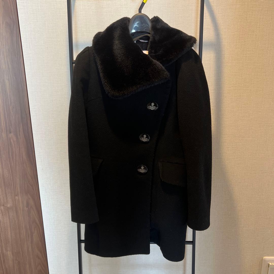 Vivienne Westwood ブラックファー付コート