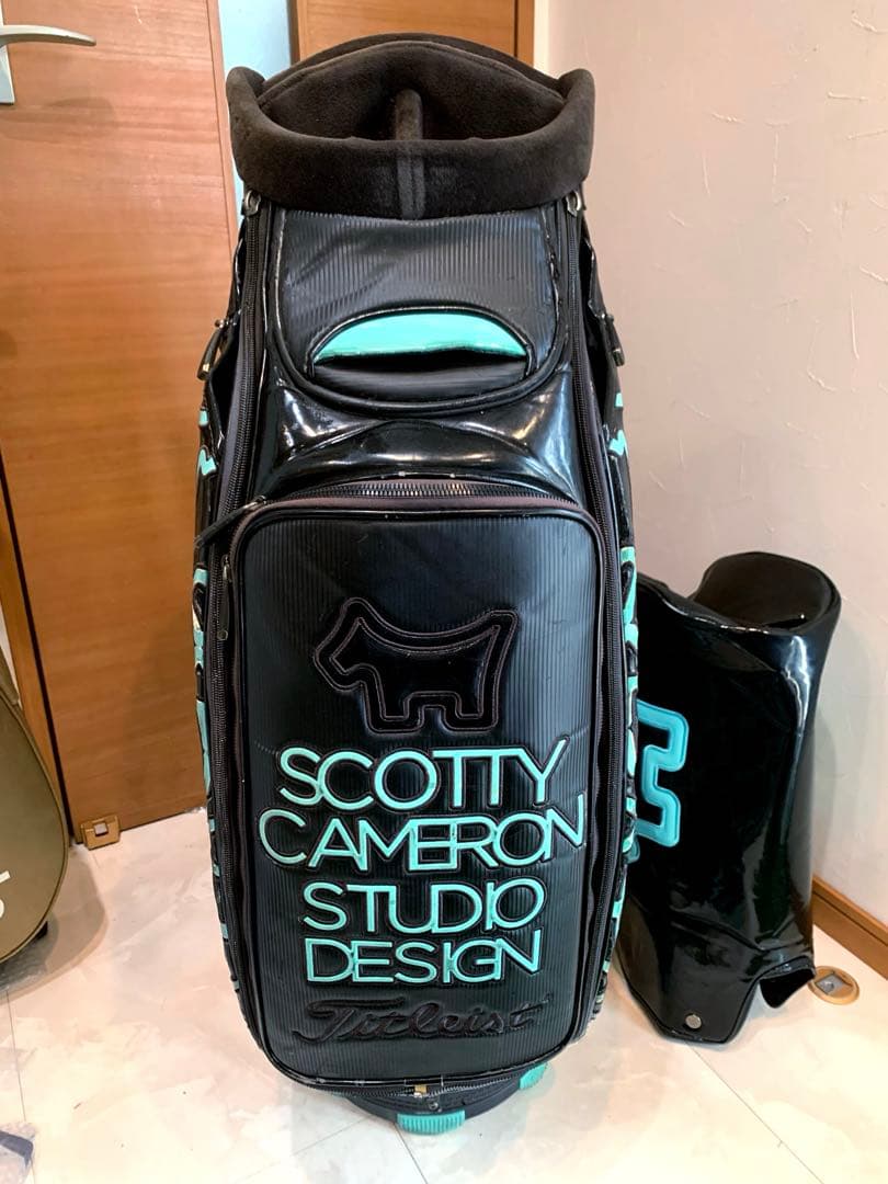希少　正規品　スコッティキャメロン　ドッグパターン　キャディバッグ　スタッフ