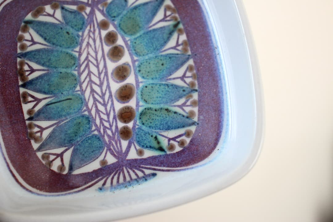 ロイヤルコペンハーゲン　ファイアンス焼　テネラ　スクエアトレイ