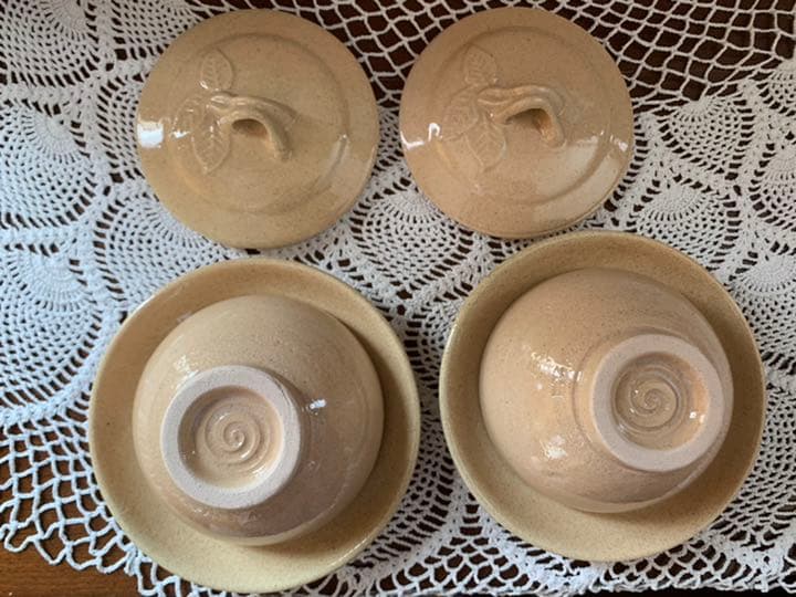 再値下げ！韓国陶芸品　河東井戸郷窯　高級湯呑みセット　新品