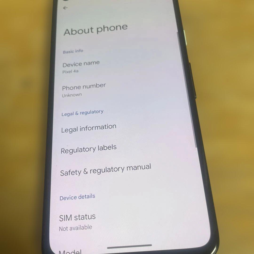 Google 4a sim フリー
