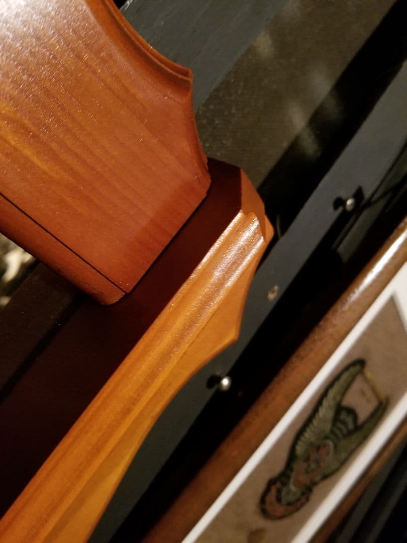 レア　ヴィンテージ　ゴシック　コロニアル　トラッド　デザイン　ウッド　ミラー