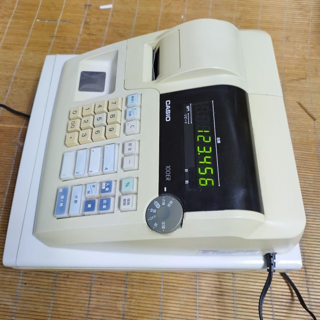 カシオレジスター　100ER　簡単便利特殊　送料込　100123