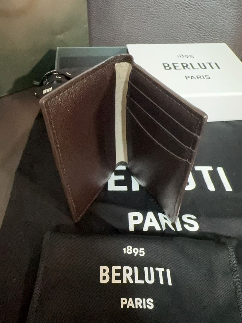 【超美品定価10万超】Berluti レザー ベルルッティ名刺入れカードケース