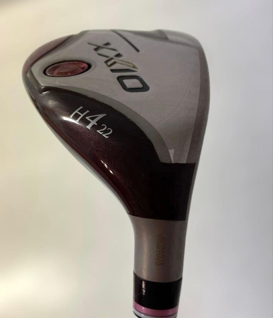 XXIO12レディース　UT４　希少Rシャフト　ボルドー