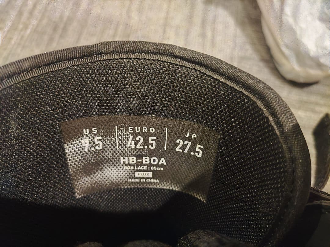 24-25モデル FLUX スノーボードブーツ HB-BOA 右足