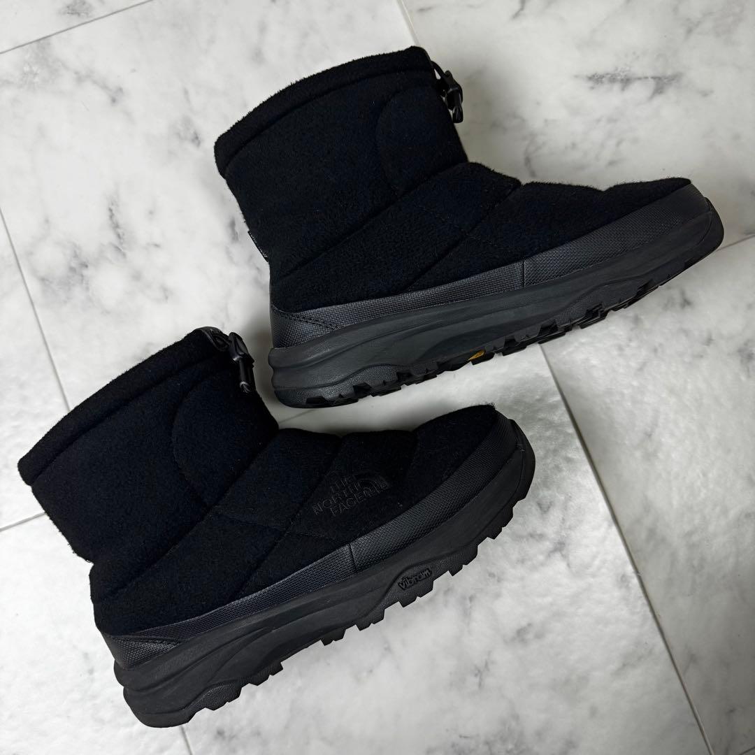 【美品】 ノースフェイス ウール調 ヌプシ ブーティ ウィンターブーツ 24cm