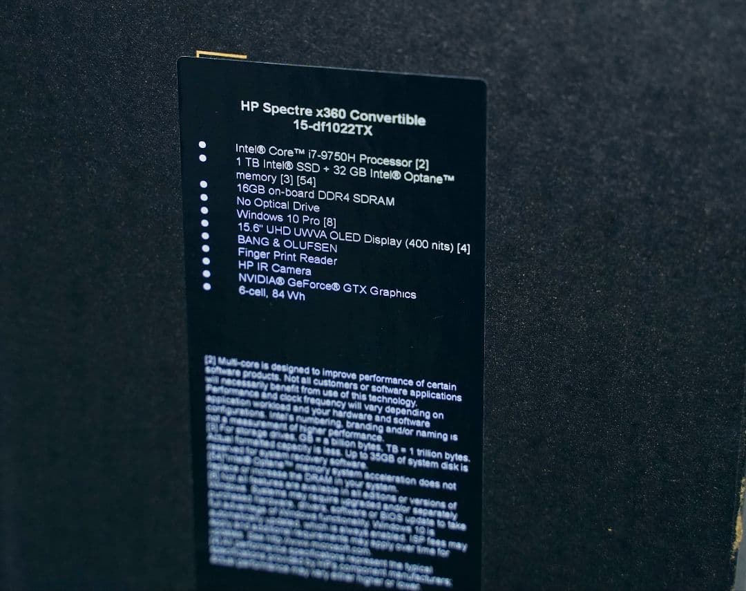 【即購入OK・全国送料無料】HP Spectre x360 15 パフォーマンス