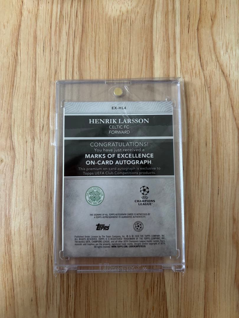 topps 24/25 Henrik Larsson 50シリ