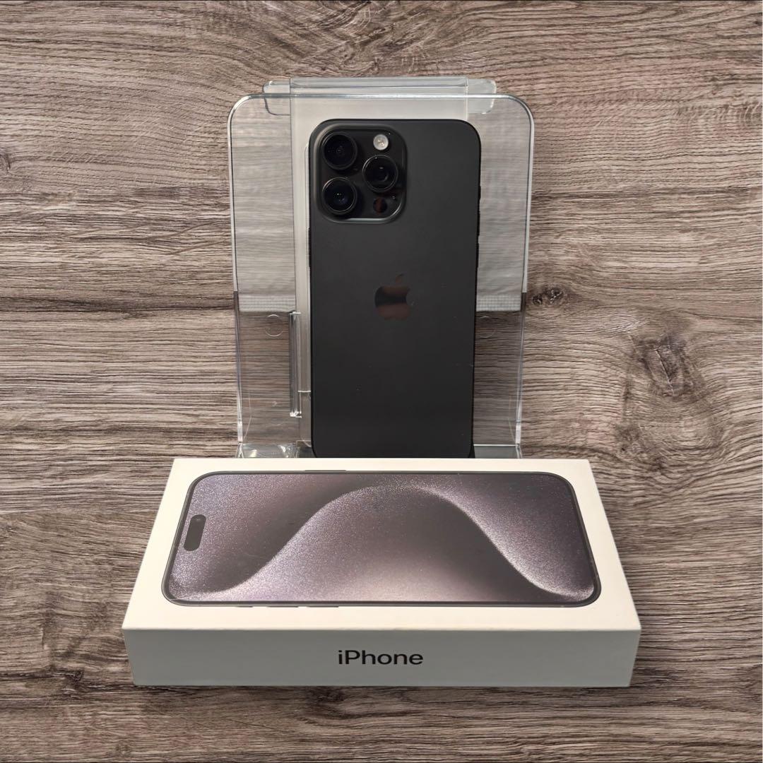 iPhone 15 Pro Max ブラック 256GB 箱付き大容量100%