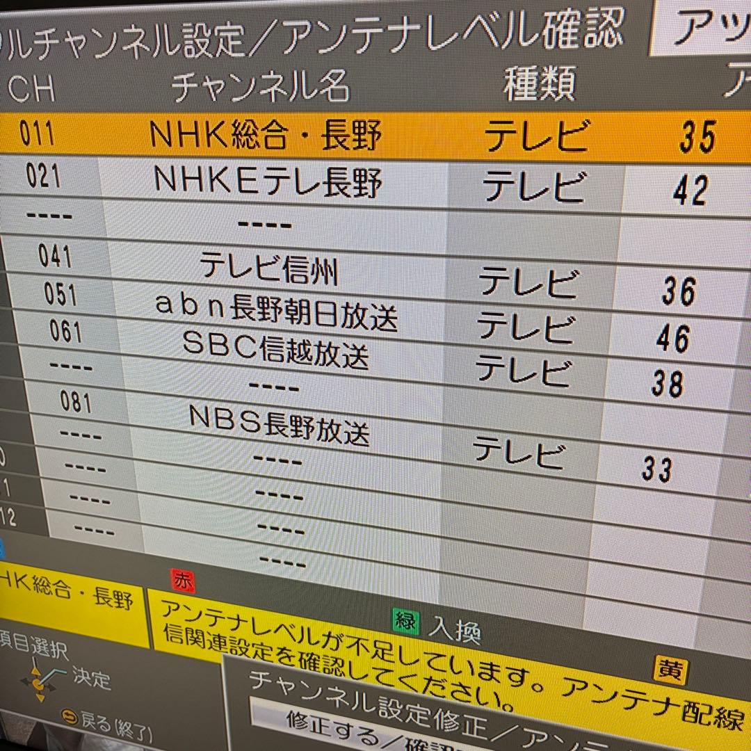 Panasonic ブルーレイレコーダー　DMR-BRW510 動作ok です