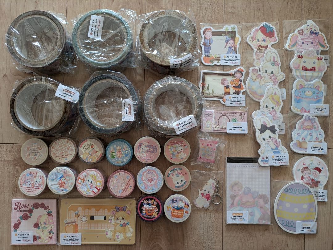 oppテープ　マステ　メモパッド　メモ帳　ayyjewel