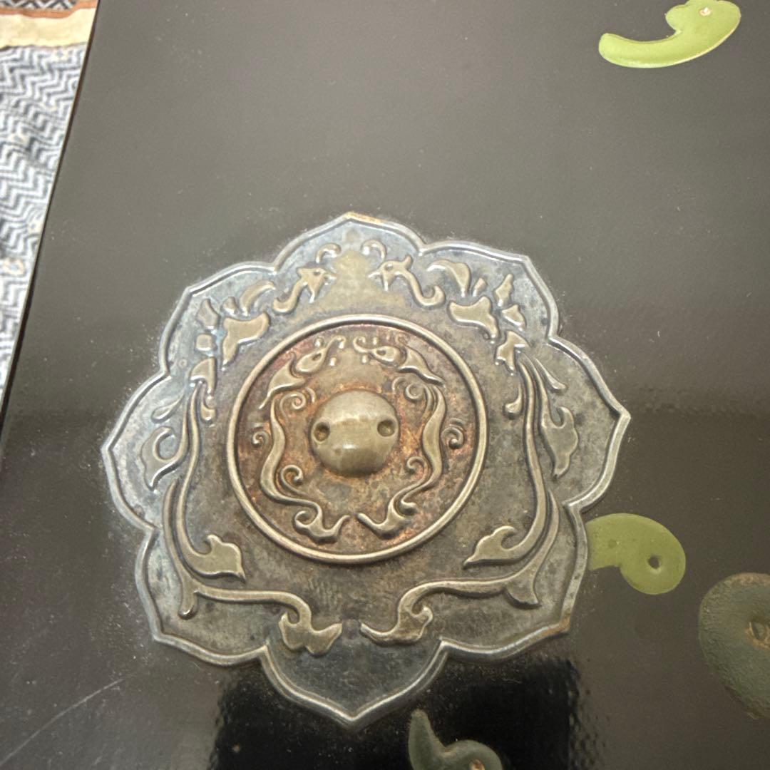 時代美術 御硯箱 布目塗 書道具 文房用具