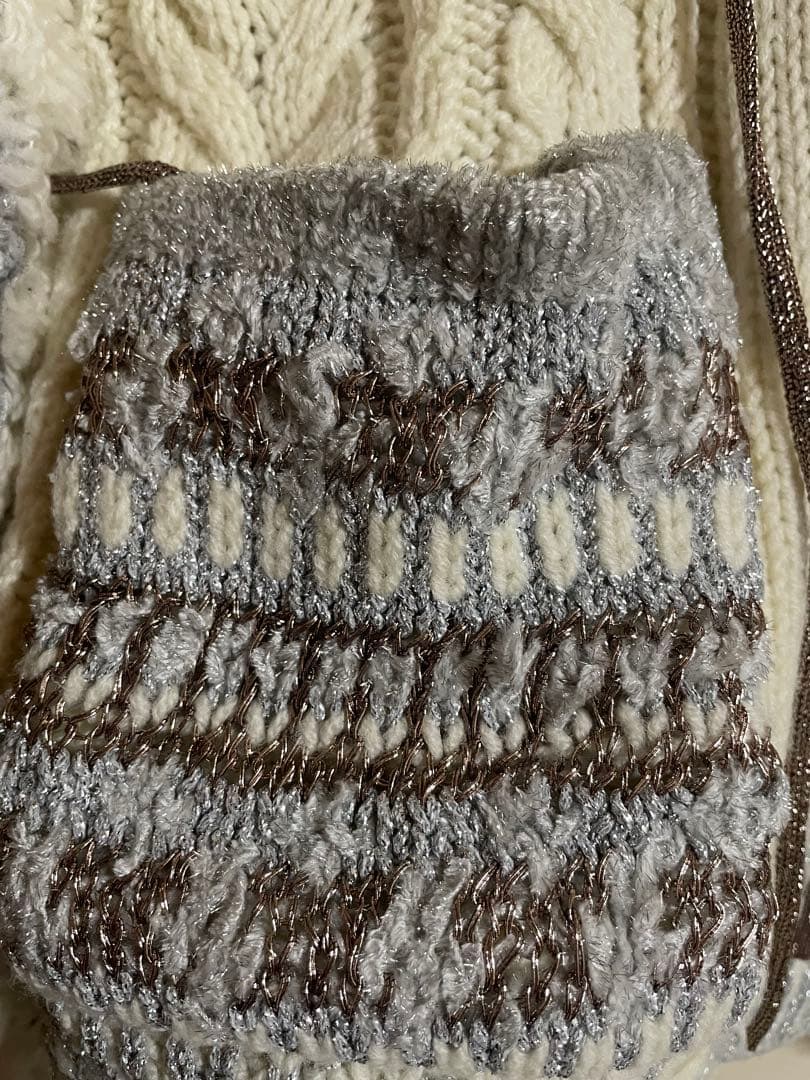 rurumu:♡ Boa sleeve knit cardigan 2021aw