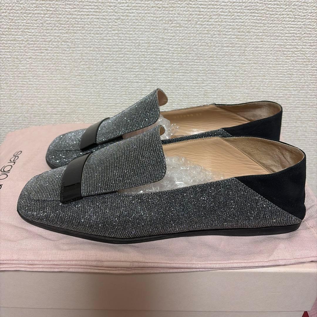 セルジオロッシ　ローファー　sr1 スリッパ　37 フラット　シューズ