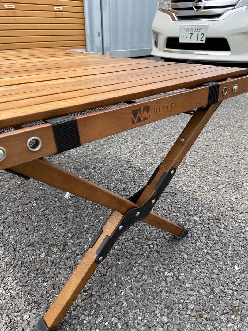 WAQ フォールディングウッドテーブル