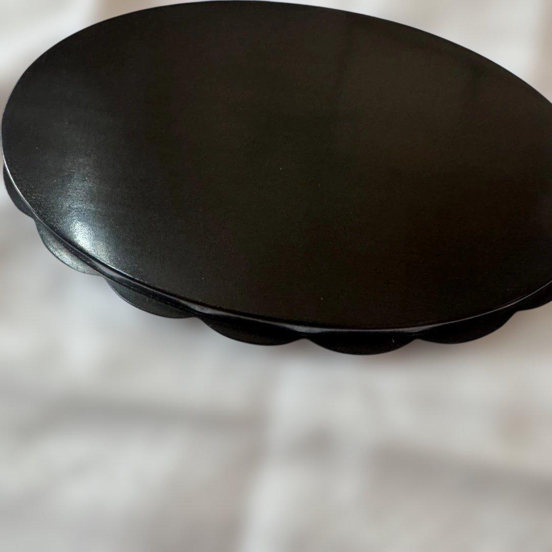 6-3/4インチカクテルパース　青黒檀　エボニー　ナンタケットバスケット