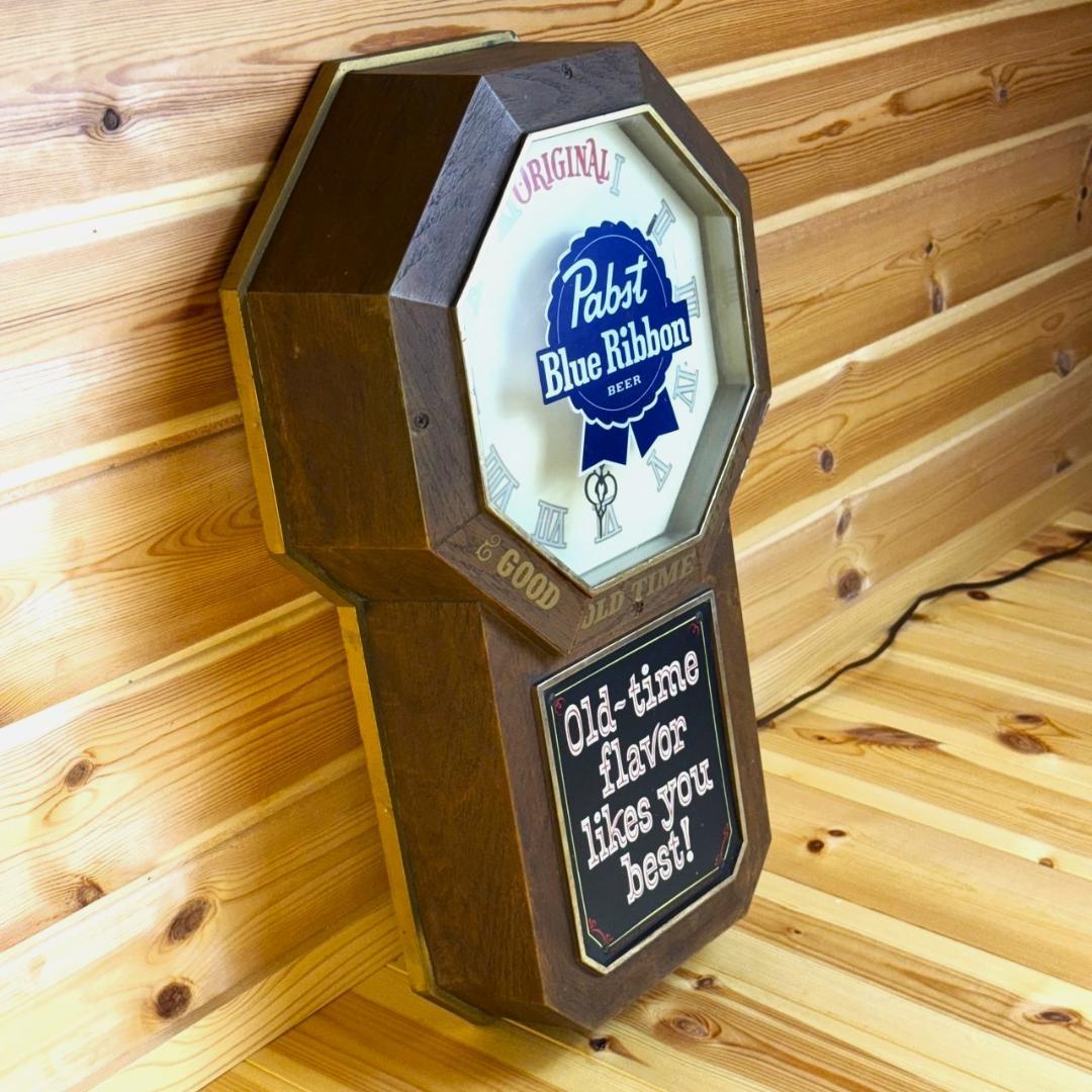 Pabst Blue Ribbon 壁掛け時計 掛時計 ビンテージ パブスト