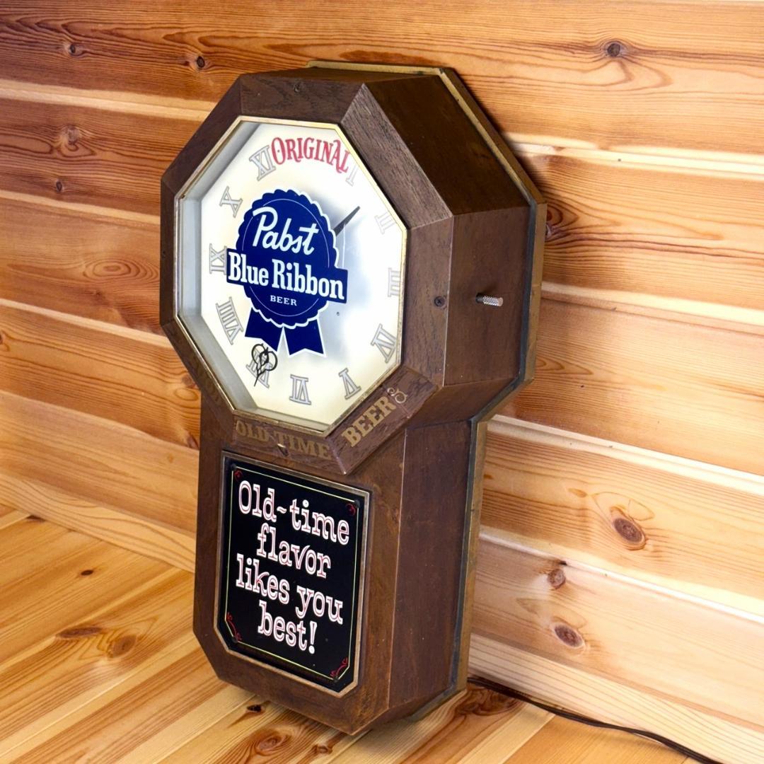 Pabst Blue Ribbon 壁掛け時計 掛時計 ビンテージ パブスト