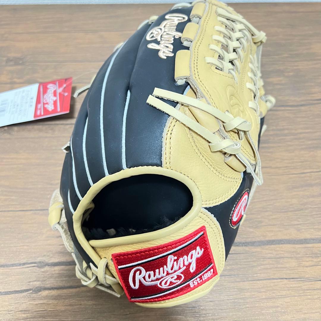 【未使用品】一般軟式・大人用 グローブ ローリングス オールラウンド キャメル