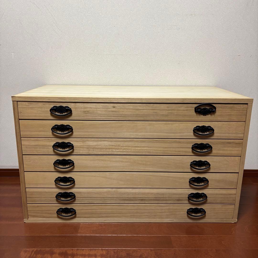 桐箪笥 7段 桐ダンス 着物収納