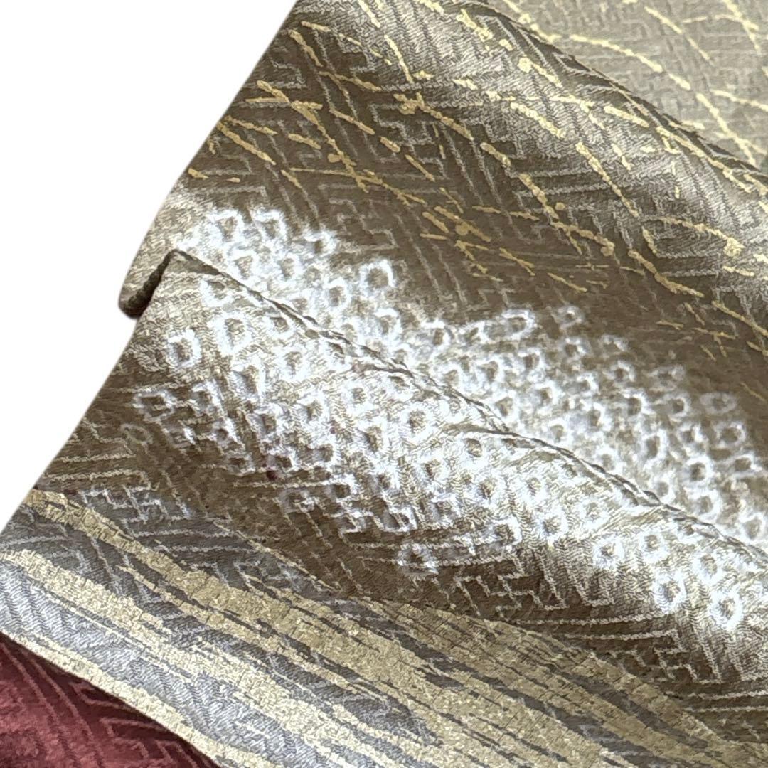 A160愛華 着物 訪問着　絞り　金彩　正絹　　フォーマル　身丈163cm