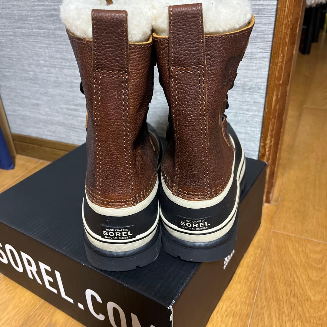 T.S man さん専用 1SOREL 防水ファー付きレザーブーツ26センチ