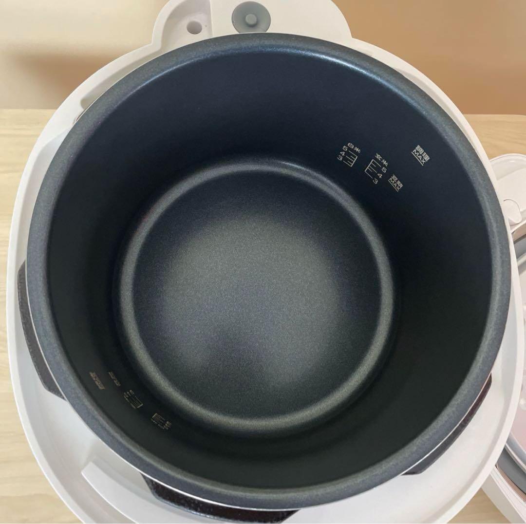 シロカ 電気圧力鍋 おうちシェフ PRO L 大容量 5L ホワイト 白