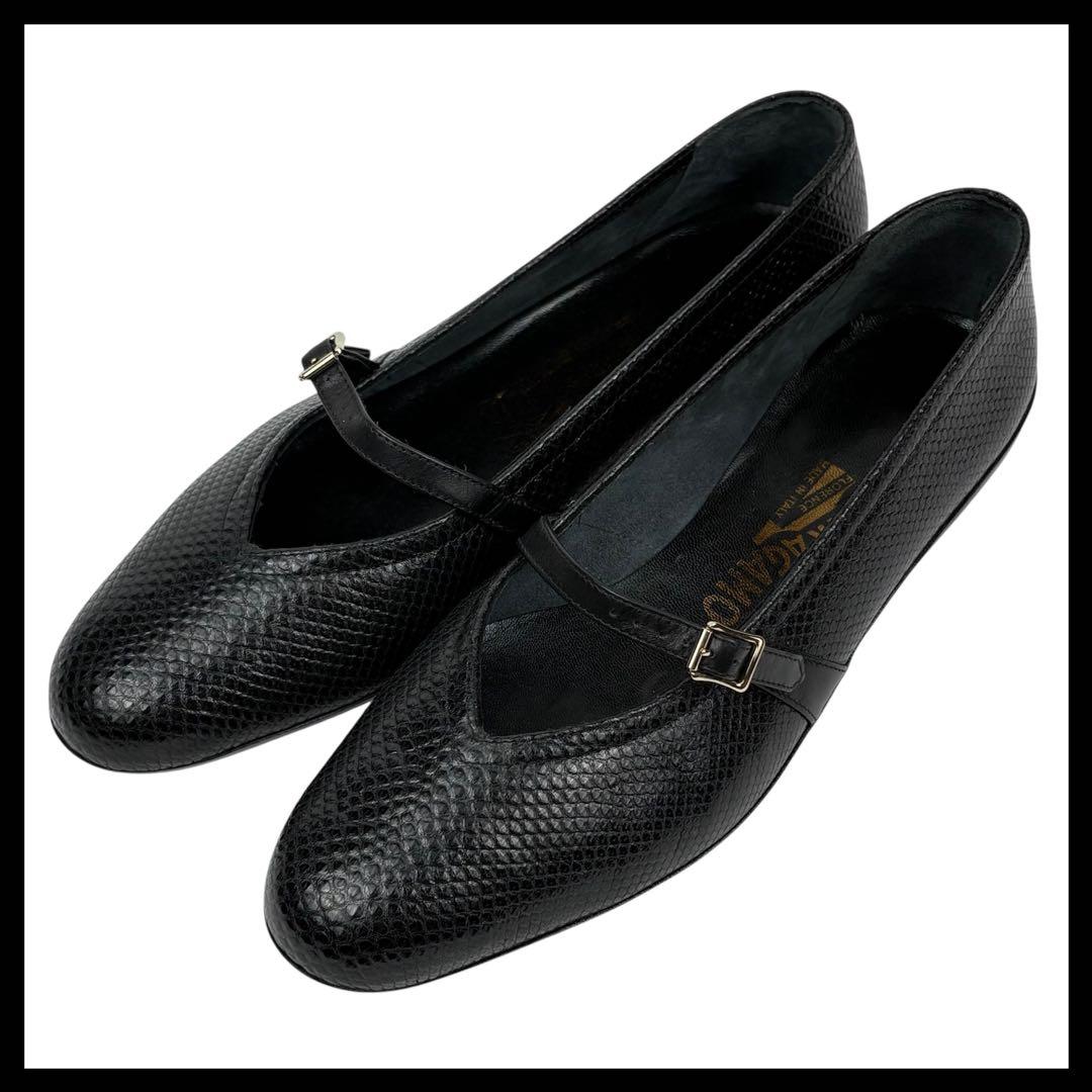 ✨新品同様✨サルヴァトーレフェラガモ　オードリー　23cm 黒　パンプス