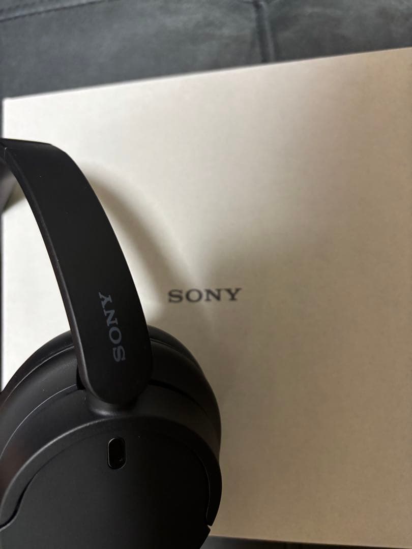 SONY ワイヤレスヘッドホン ブラック 本体