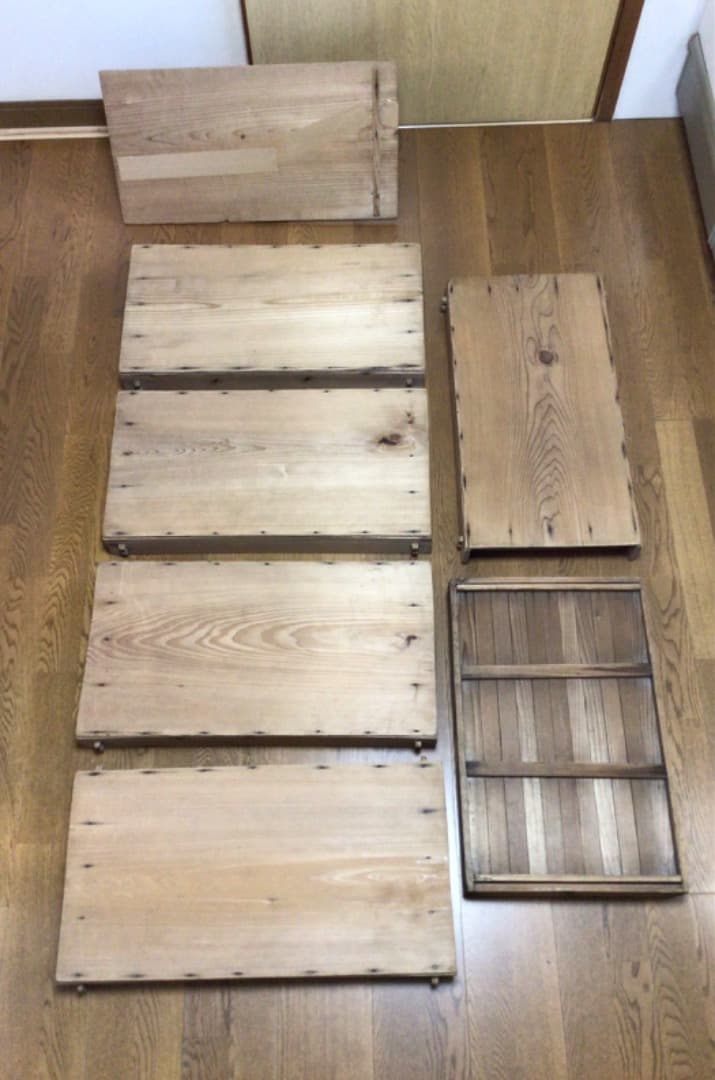 もろぶた　木箱　ばんじゅう　昭和レトロ　ふた付き