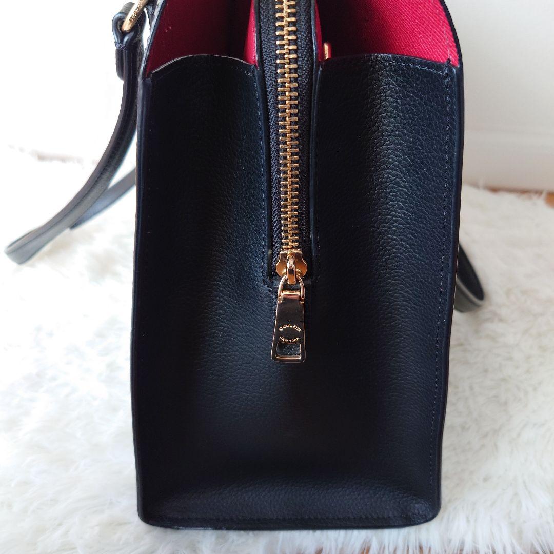 ✨極美品✨COACH 黒 レザー トートショルダーバック通勤 C4078