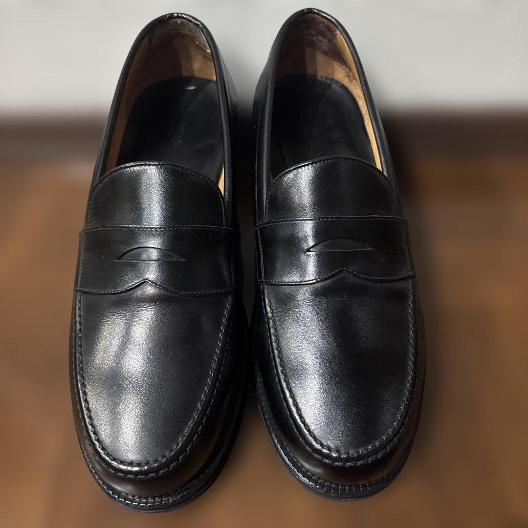 UNITED ARROWS  ローファー イタリア製 ブラック レザー