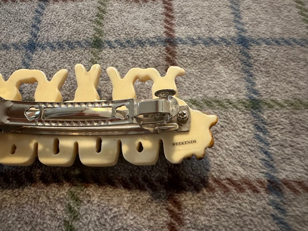 WEEKENDS うさぎ ヴィンテージバレッタ