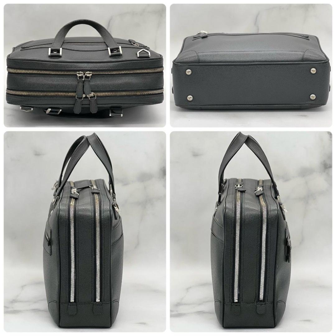 ルイヴィトン アレクサンダー タイガ ダークグレー ビジネス 斜め掛け シルバー