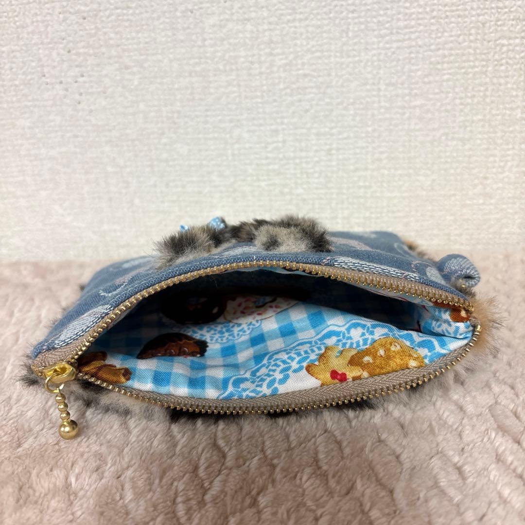 コヤンイサムチョン　ふわモコうさぎサンダーちゃんフリルトート＆ポーチ