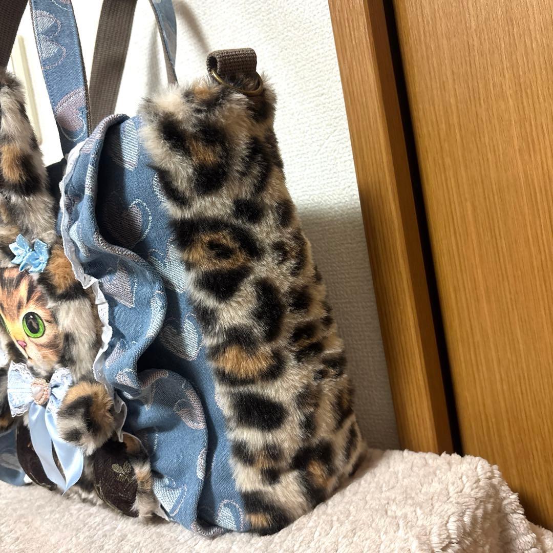 コヤンイサムチョン　ふわモコうさぎサンダーちゃんフリルトート＆ポーチ