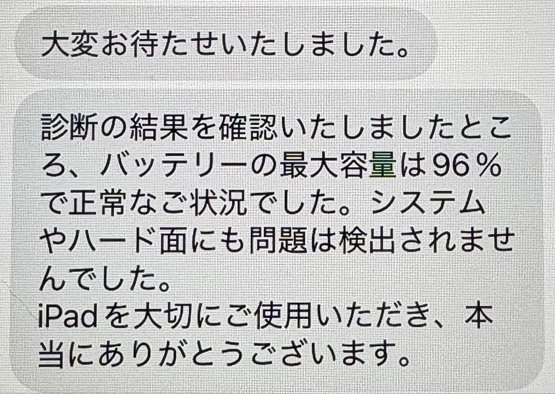 【美品】iPad mini 6 64GB 最大容量96%