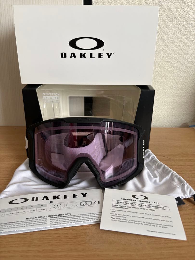 オークリー ラインマイナーL ゴーグル プリズムクリアレンズ