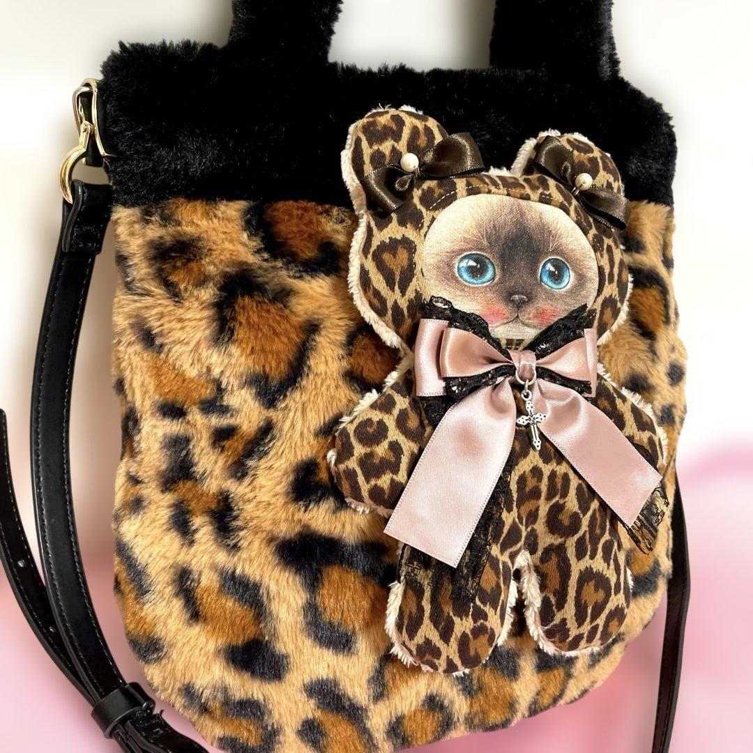 マ*ゲ様 コヤンイサムチョン・ヒョウ柄・ショルダーバック