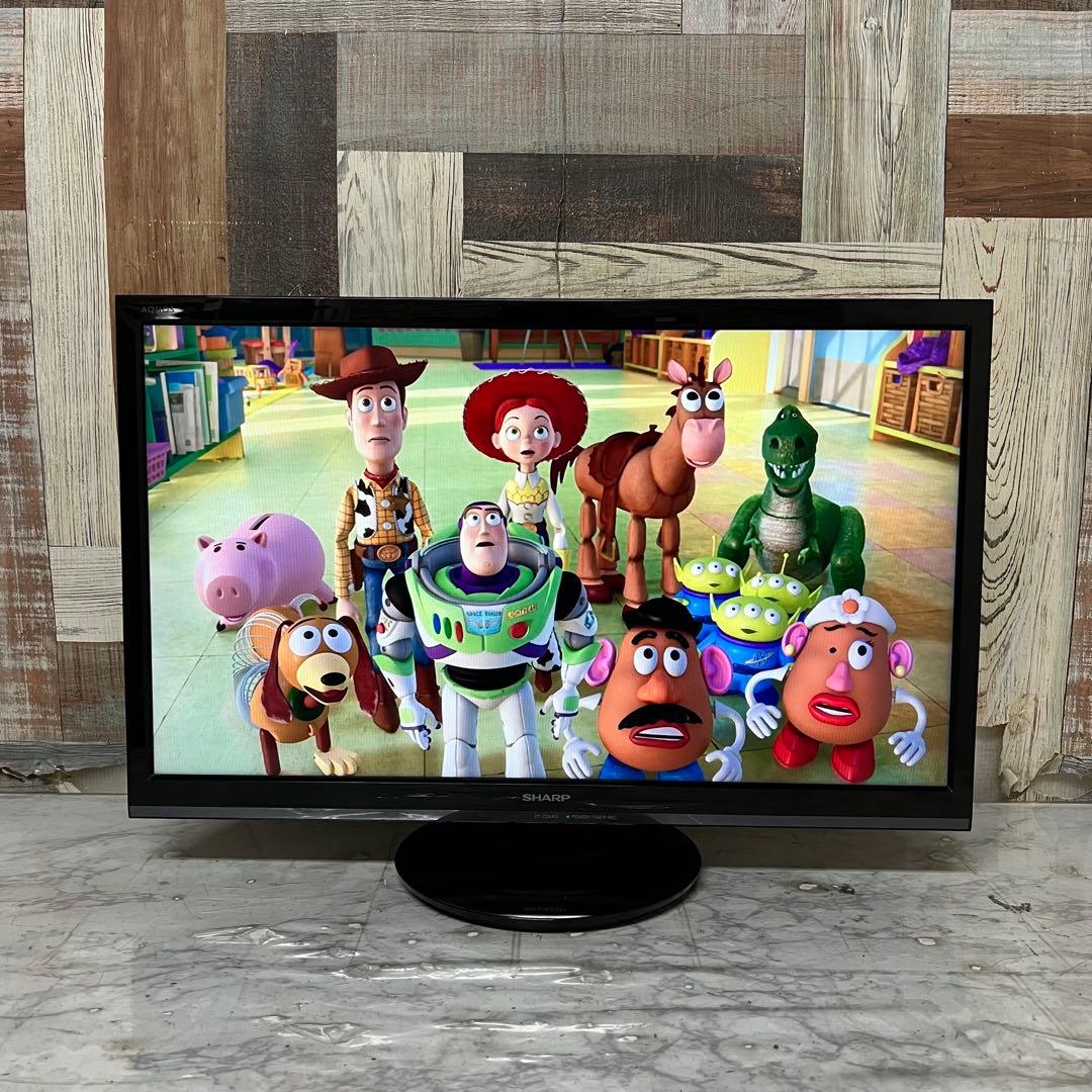 即日受渡❣️全国送料込シャープAQUOS24型TV裏番組録画可能Wチューナー搭載