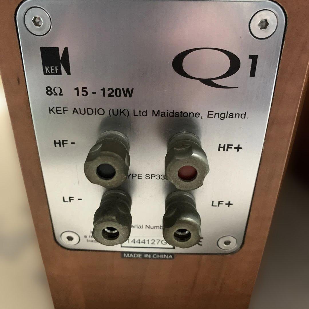 引取割引【美品】 KEF Q1 スピーカーペア　ブックシェルフ