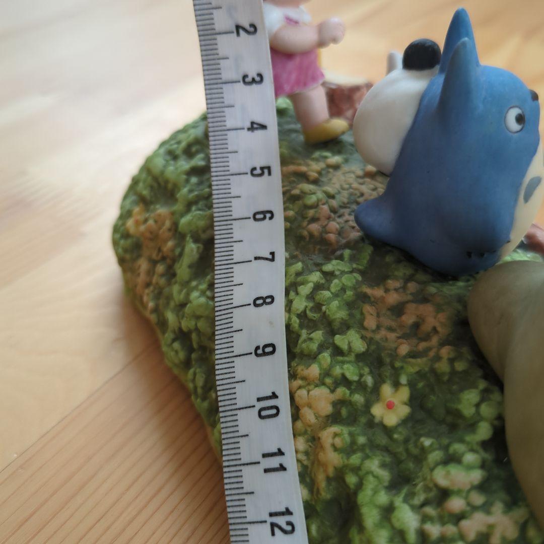 トトロとメイの陶器製置物 ジブリ　 オルゴール　さんぼ