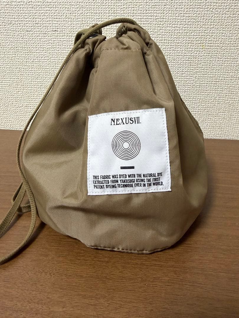 美品　ポーター×ネクサスセブン　巾着バッグ