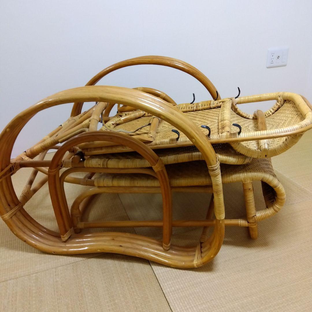 アリ　ラタン　籐製　リクライニングチェア