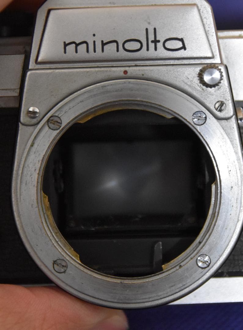 一眼レフフイルムカメラ　ミノルタ　ＳＲ－1+オールドレンズ2本