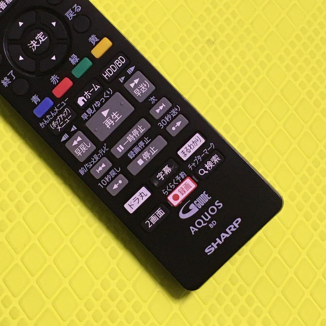 シャープBD-NW520◆2番組同時録画◆純正リモコン◆未使用HDDに換装済み